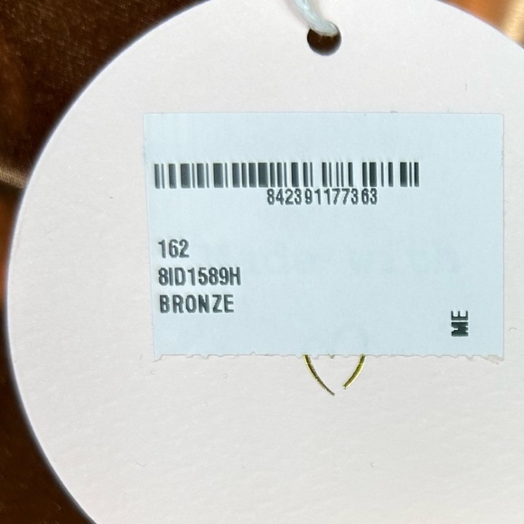 NWT Wild Honey Bronze Gold One Shoulder Mini Dress - Picture 7 of 7